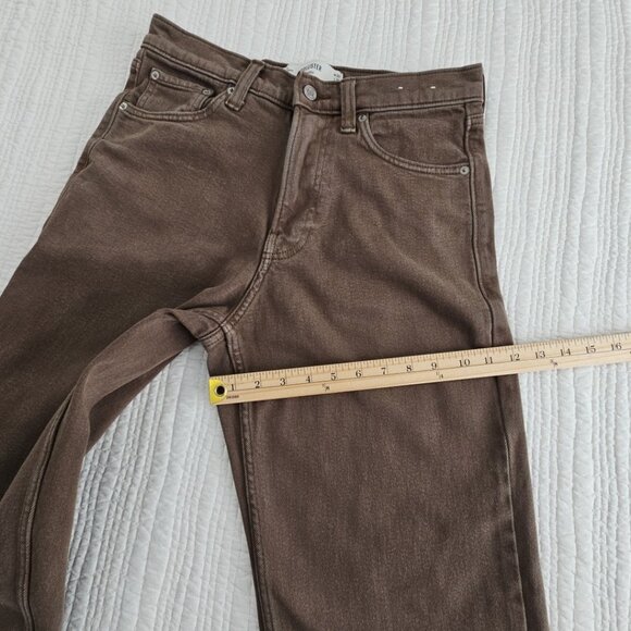 Hollister Baggy Jeans Men's 29x30 High-Rise Brown Denim Vintage EUC Wide Leg - Picture 11 of 15